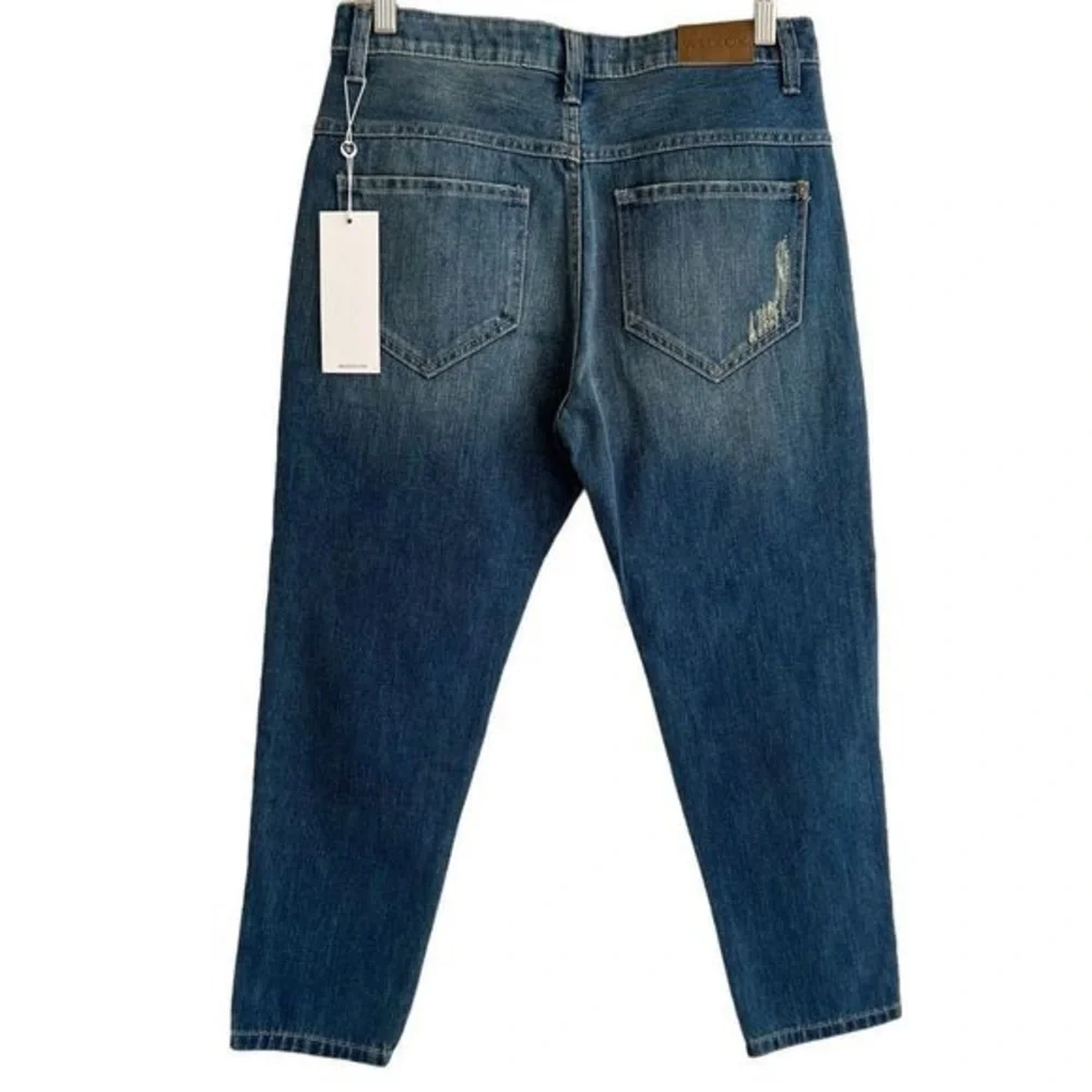 WILDFOX Baggy Crop Distressed Jeans Size 26